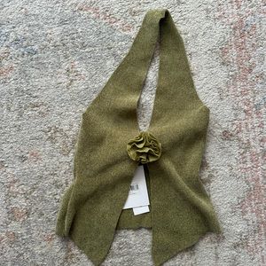 With Jean Rose Top Green